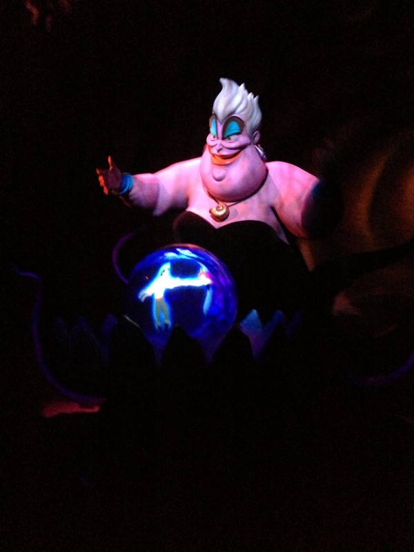 Ursula on the Voyage of the Little Mermaid attraction at Walt Disney World