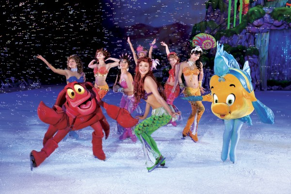 Disney On Ice Ariel Sebastian and Flounder
