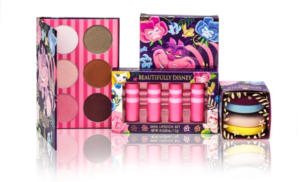 The Curiouser & Curiouser Beautifully Disney cosmetics collection debuts at Disneyland and Walt Disney World 5/3 via SparklyEverAfter.com