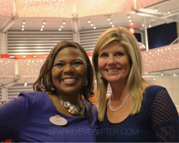 Lavon and CEO Kathy Ramsberger of the Dr Phillips Center for the Performing Arts