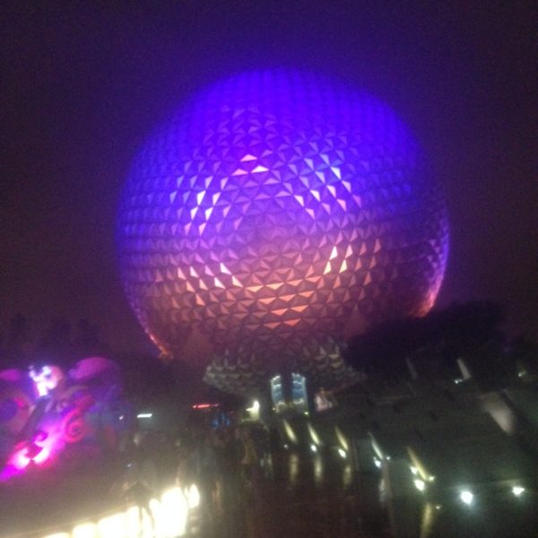 Spaceship Earth at the end of Wine and Dine Half