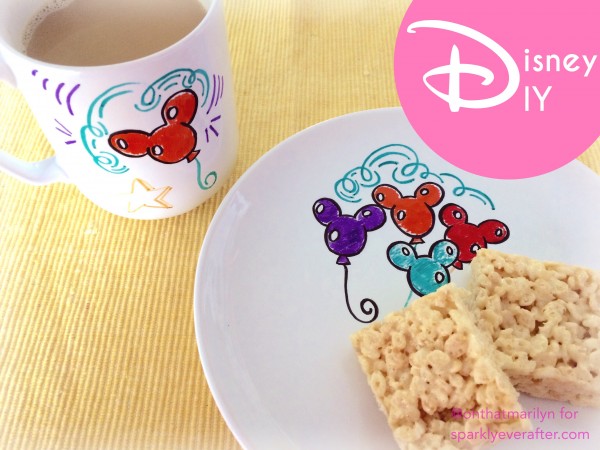 DIY Disney Sharpie Mug Mickey Balloon