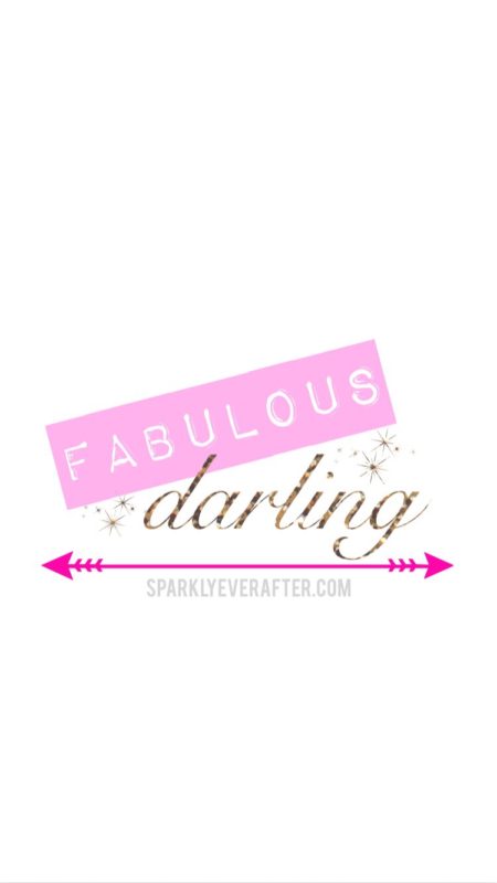 Fabulous Darling iPhone background | SparklyEverAfter.com