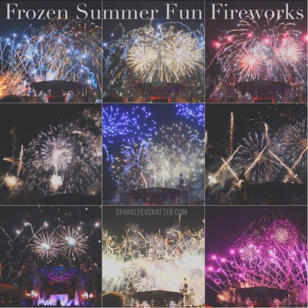 Frozen Summer Fun Fireworks 2015 | SparklyEverAfter.com