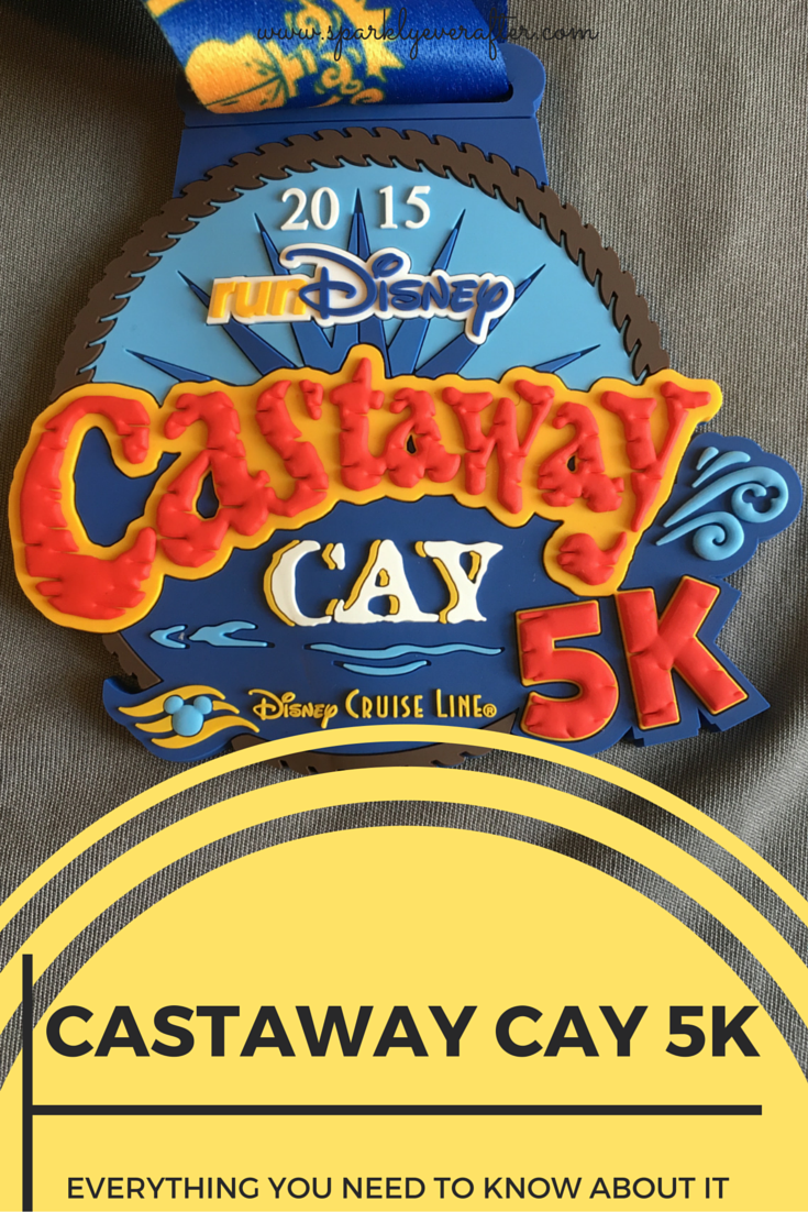 Castaway Cay 5K Medal | SparklyEverAfter.com
