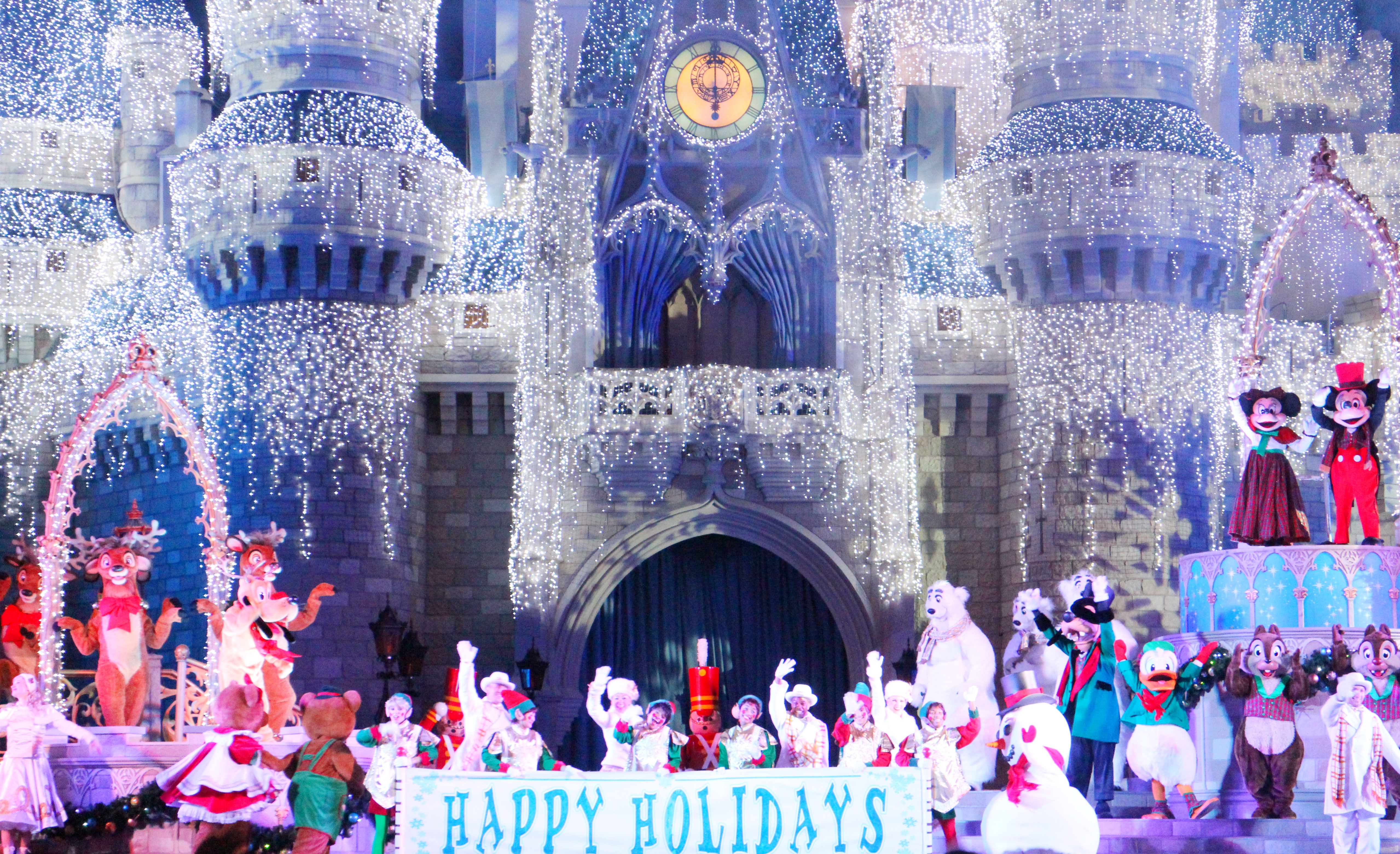Mickey's Very Merry Christmas Party Celebrate the Season Show SparklyEverAfter.com