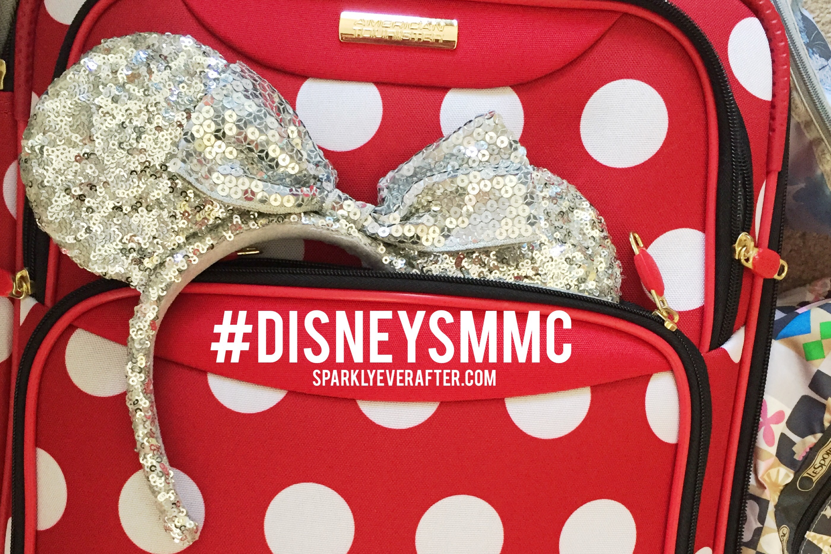 American Tourister Minnie Mouse Luggage SparklyEverAfter.com