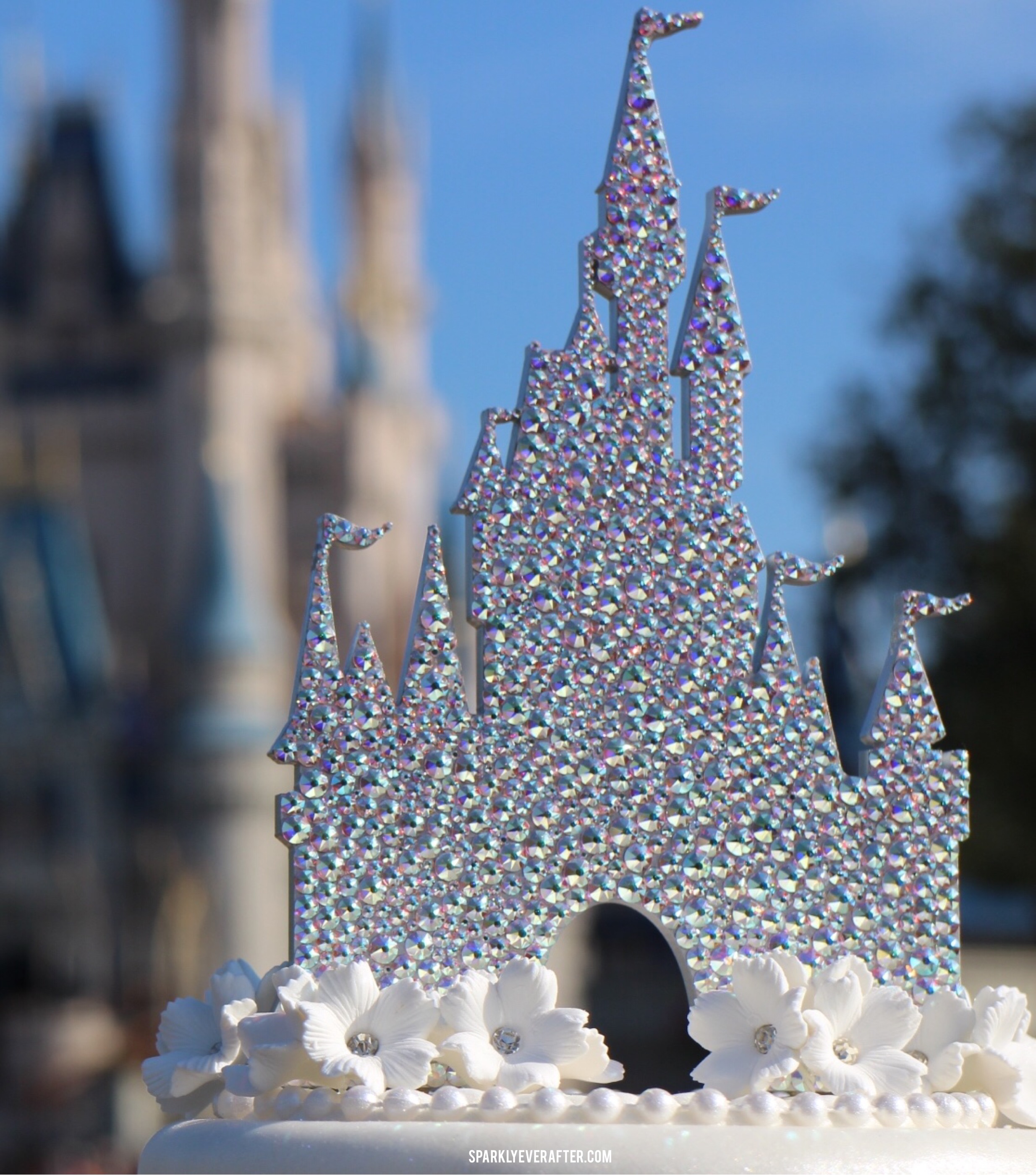 Disney Castle Wedding Cake Topper