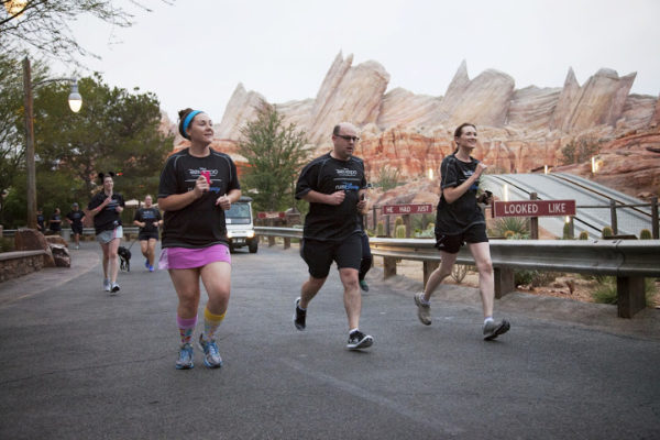 runDisney D23 Fun Run through Cars Land