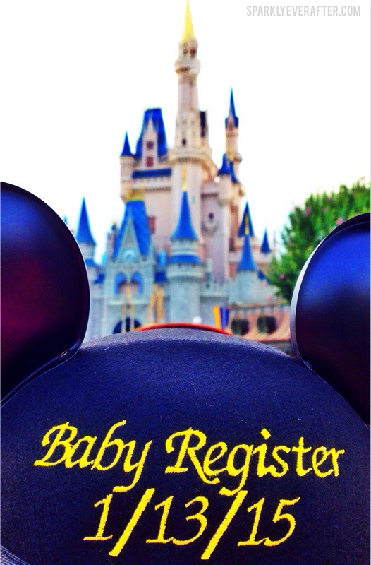 disney world baby announcement