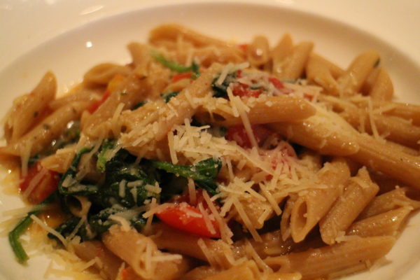 Pasta at Harvest Bistro at Marathon Weekends Hilton Orlando Bonnet Creek