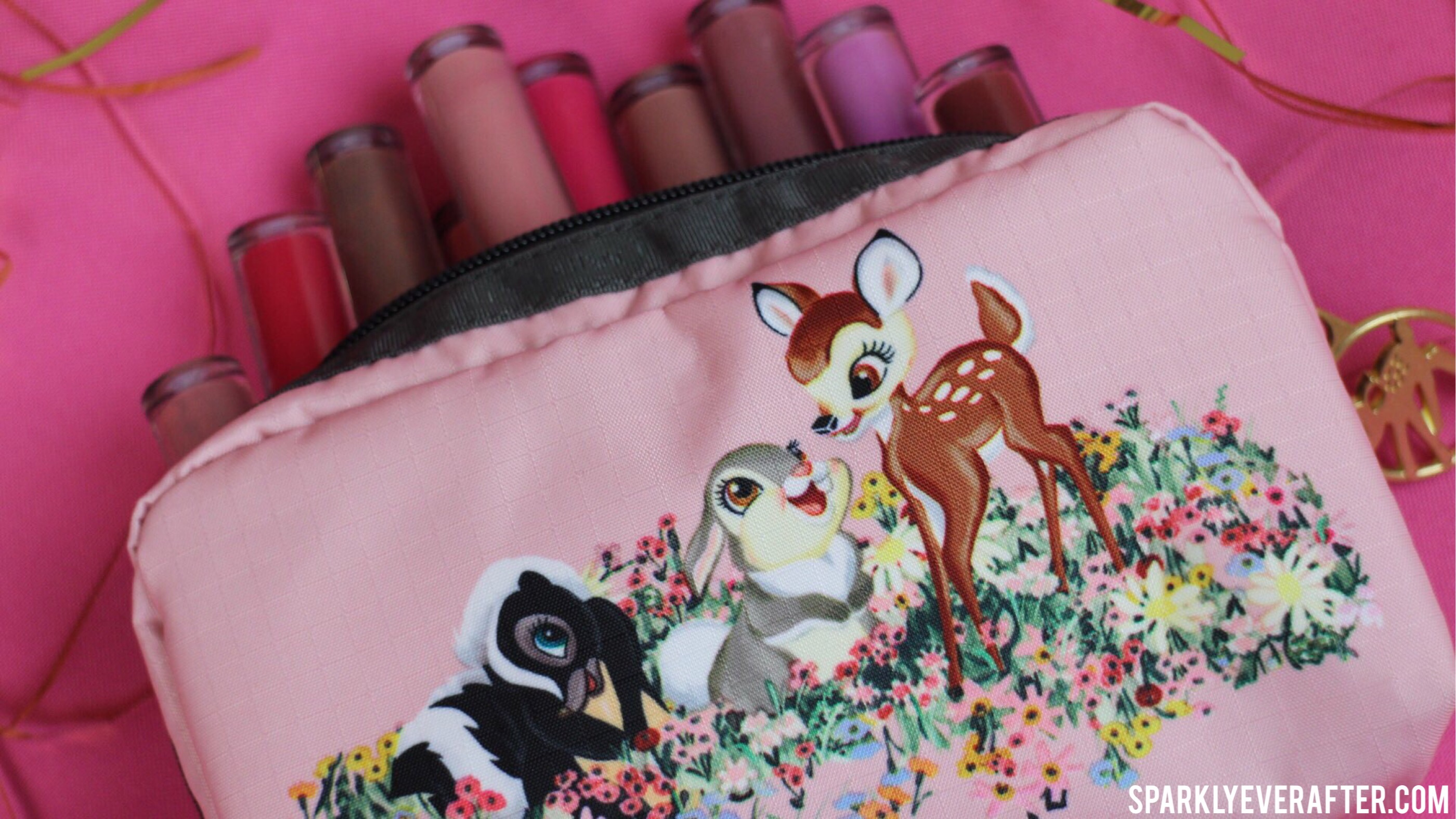 Disney LeSportsac Bambi Collection Rectangular Cosmetic SparklyEverAfter.com