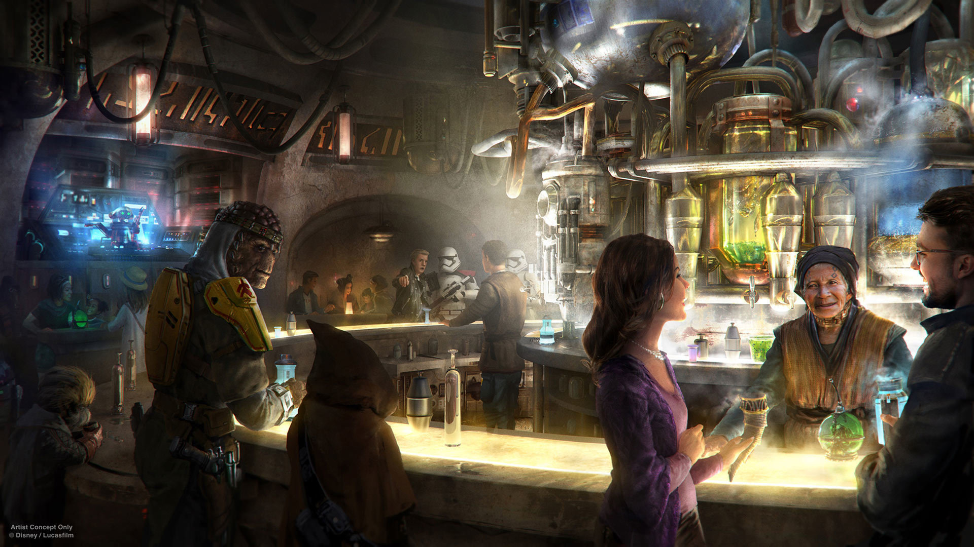 Oga's Cantina at Star Wars: Galaxy's Edge