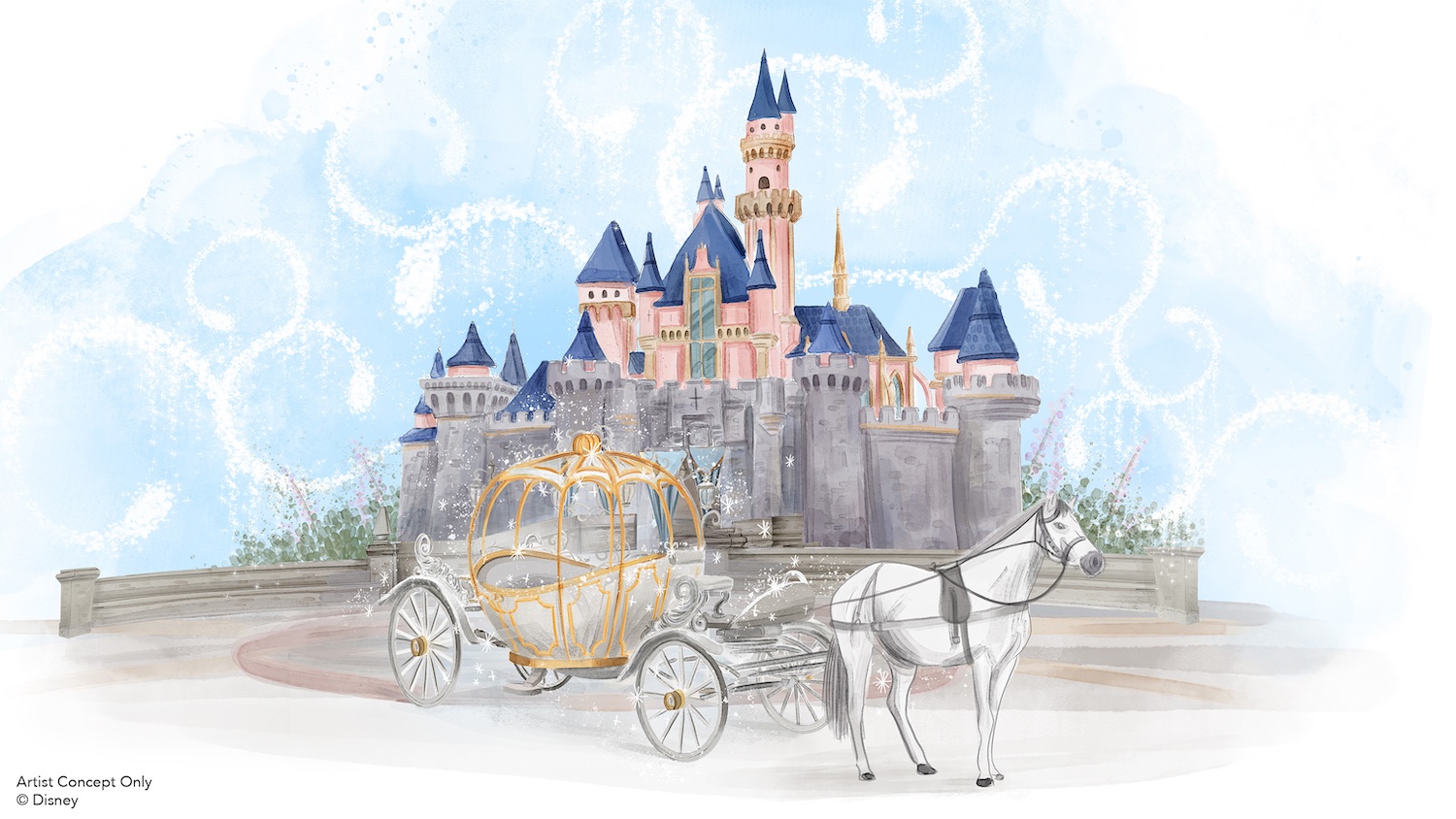 Crystal Coach Disneyland Disney Weddings