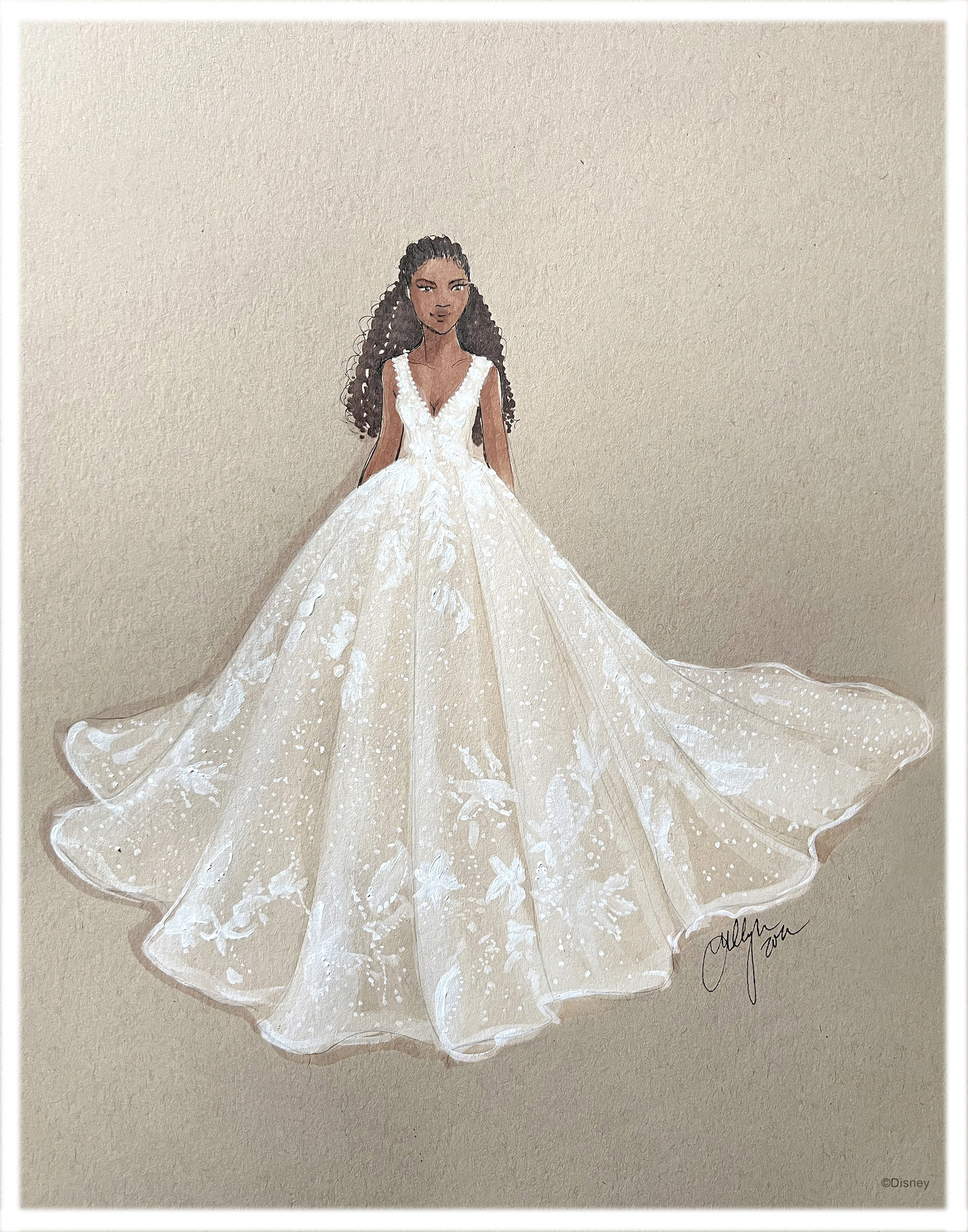 Disney created princess-inspired wedding gowns from Allure Bridal 2020